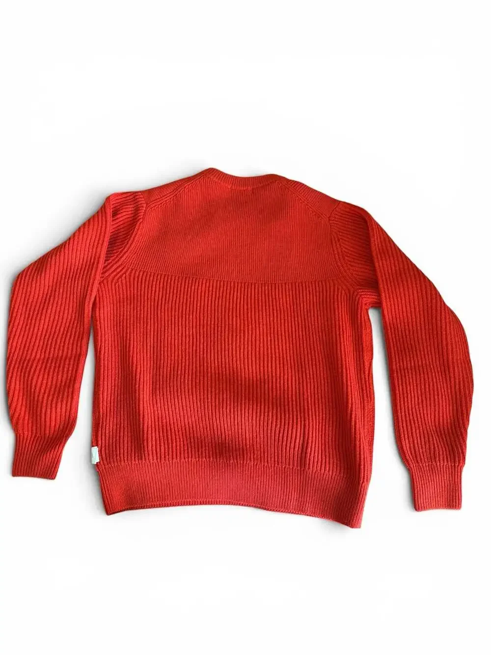 JW Anderson x Uniqlo Red Ribbed Crewneck Sweater Size M